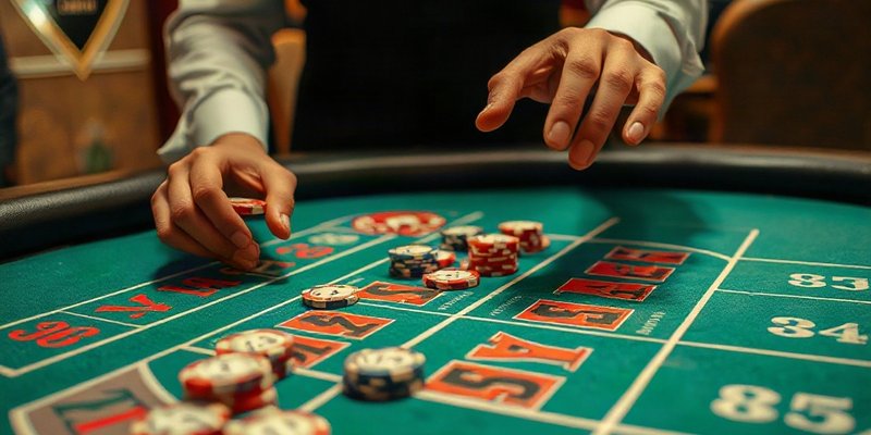 Người chơi đặt cược vào cửa Player và Banker