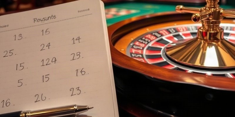 Ghi chép kết quả Roulette để phân tích xu hướng